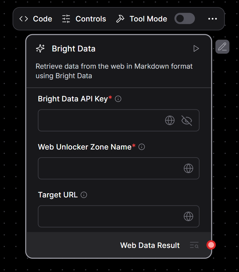 Новый компонент Bright Data