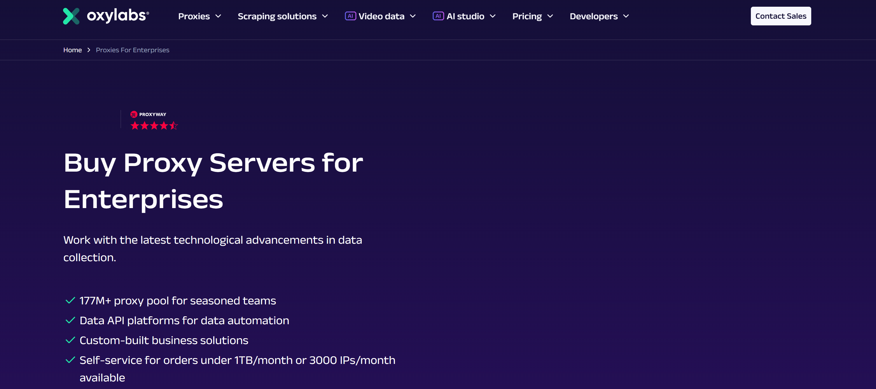 Oxylabs proxy services